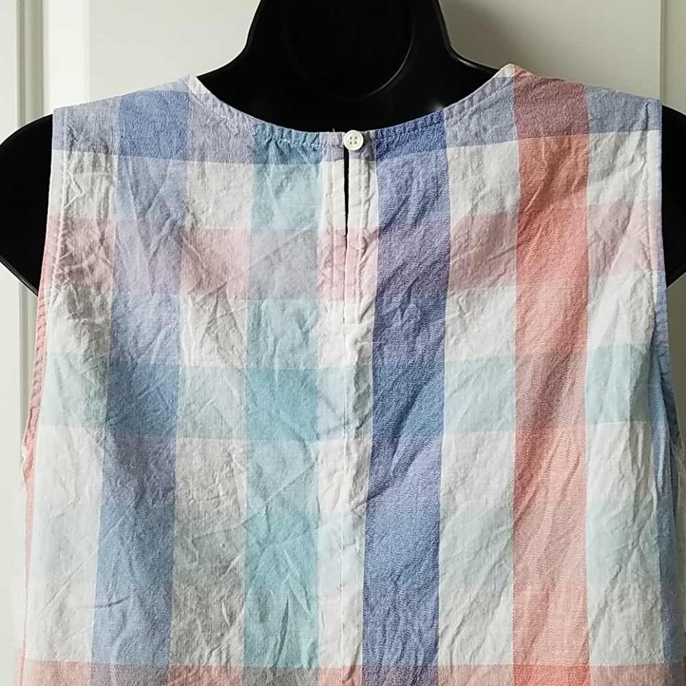 J.Crew Factory Gingham Side Tie Shell - image 7